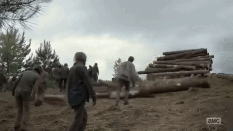 the walking dead zombies GIF