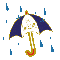 Rain Mer Sticker by Madamelamouette