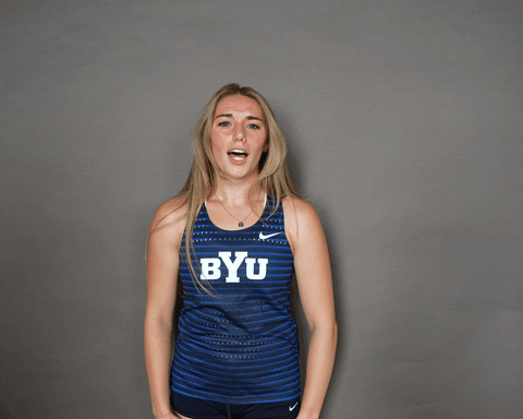 Celebration Y GIF by BYU Cougars