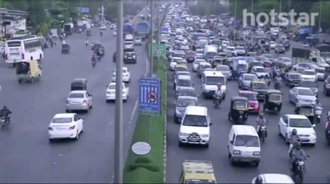 cars traffic GIF by Hotstar