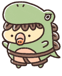 Sad Dinosaur Sticker