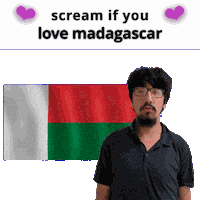Madagascar Flag Mg Sticker