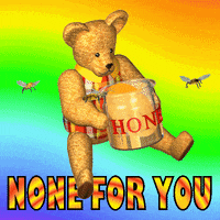 Not Sharing Honey Bees GIF