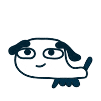 Happy Dog Sticker