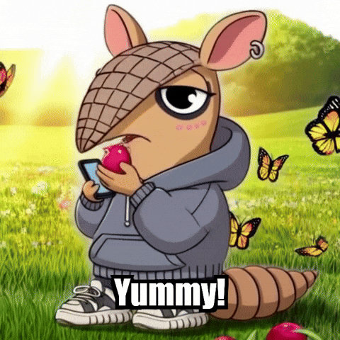 Berry Armadillo GIF by Chillo Dillo