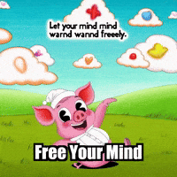 Free Your Mind Peace GIF by The Pigasso