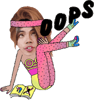 qibe oops Sticker by AridenaOSD