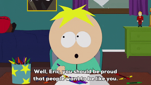 butters stotch window GIF by South Park 