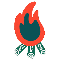Fire Campfire Sticker