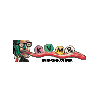 KVMRx music radio stream experimental Sticker