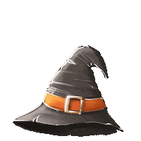Shvets_pro_sketch halloween autumn hat pumpkin Sticker