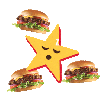 Happy Food Sticker by Hardee's