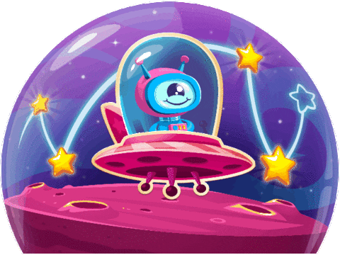 allen the alien GIF by Candy Crush