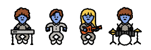 Live Performance Dancing Sticker