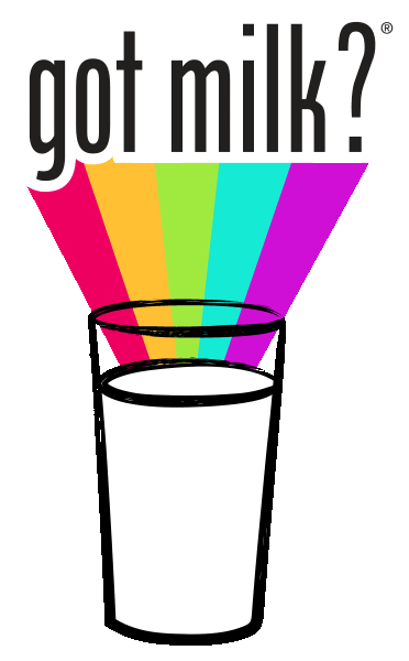Rainbow Glass Sticker by got milk