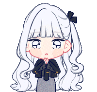 clairelle anime girl thanks huh Sticker