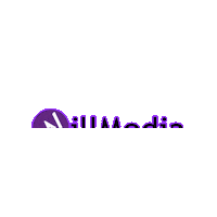 WillMedia logo neon willmedia Sticker