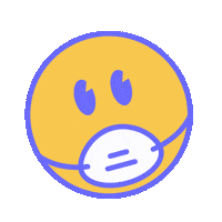 Mask Smile Sticker