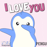 I Love You Kiss GIF by Pudgy Penguins
