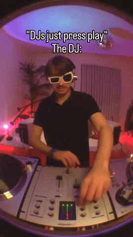 SephMartin dance party dj sunglasses GIF