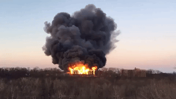 Inferno Tears Through Under-Construction Condo Building in Rocky River, Ohio