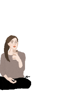 Neddiana girl woman wink selfie Sticker