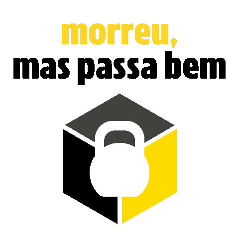 Morreu Mas Passa Bem Sticker by Box Treinamento Funcional