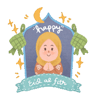 wulinimg lebaran hari raya idul fitri eid al fitr Sticker