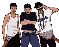 90S Hiphop Sticker