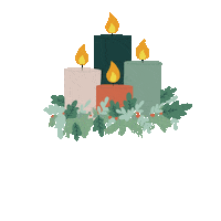 Advent Wreath Sticker by 180gradsalon