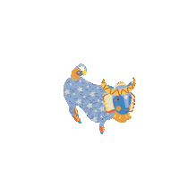 Marya12817 art animal ukraine magic animal Sticker