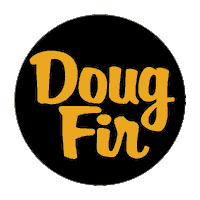 doug fir portland Sticker by Doug Fir Lounge