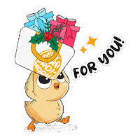 Christmas Chicken Sticker by Chew's Egg