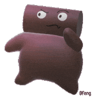 Confused Swiss Roll Sticker