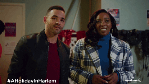Excited Caleb GIF by Hallmark Channel