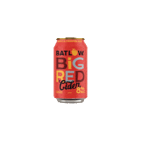 Big Red Drink Sticker by Batlow Cider Co