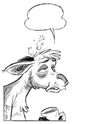 CarlsenComics cartoon comic kanguru neinhorn Sticker