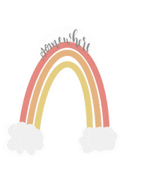 Somewhere Over The Rainbow Sticker