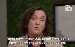 "We don't have nearly enough young voices."