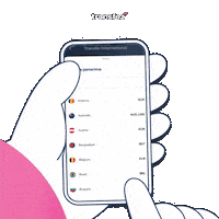 Send Money Abroad Sticker by Transfez