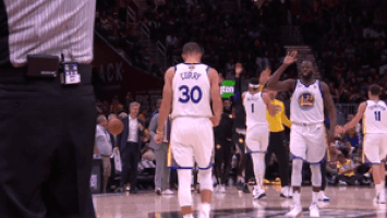 high five golden state warriors GIF by NBA