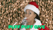 ComedianHollyLogan christmas merry christmas santa holidays GIF