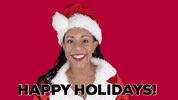 ComedianHollyLogan christmas merry christmas santa holidays GIF