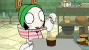 sarahandduck cake duck sarah sarah and duck GIF