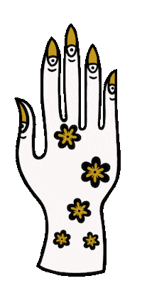 Hand Yarn Sticker by RitualDyes