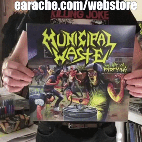 municipal waste GIF by Earache Records