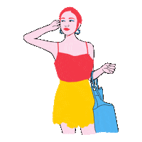 Fashion Eye Roll Sticker by krist menina