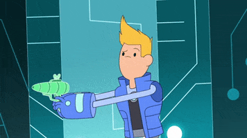shoot bravest warriors GIF by Cartoon Hangover