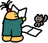 Cat Love Sticker by Ruppert Tellac