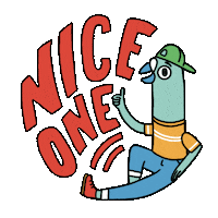 kayleathers thanks thumbs up pigeon nice one Sticker